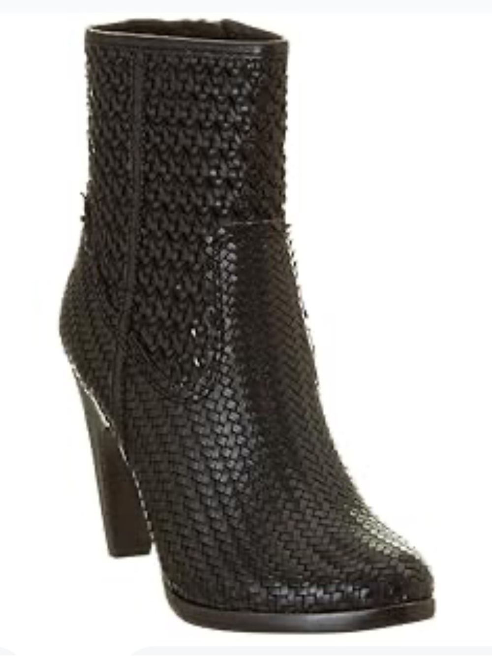 Frye Celeste Short Woven Black Woven Soft Full Grain Women’s Size 8.5